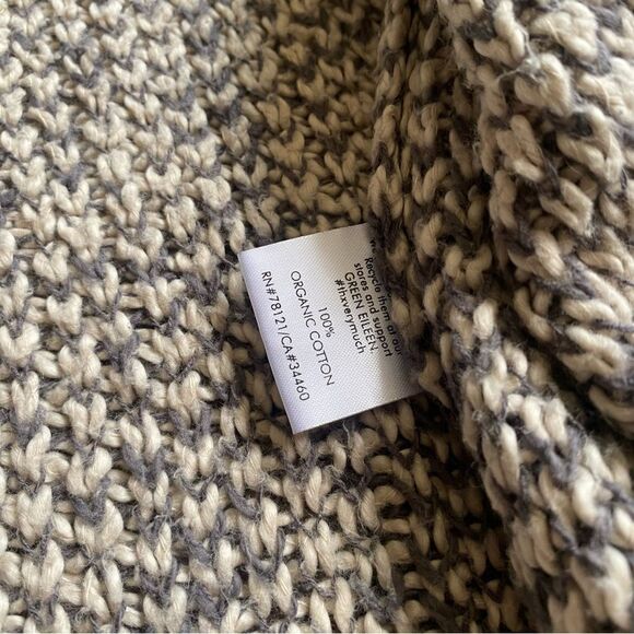 Eileen Fisher Windowpane Check Cardigan Women's Small Sweater organic cotton - Picture 3 of 6